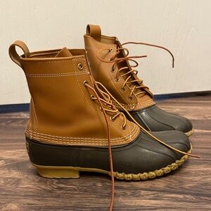 L.L. Bean Brown/Tan Lace Up Boots